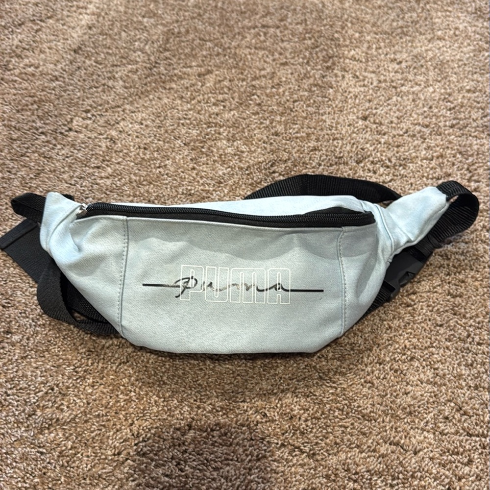 Puma Hip Bag, Light Blue Grey NWOT